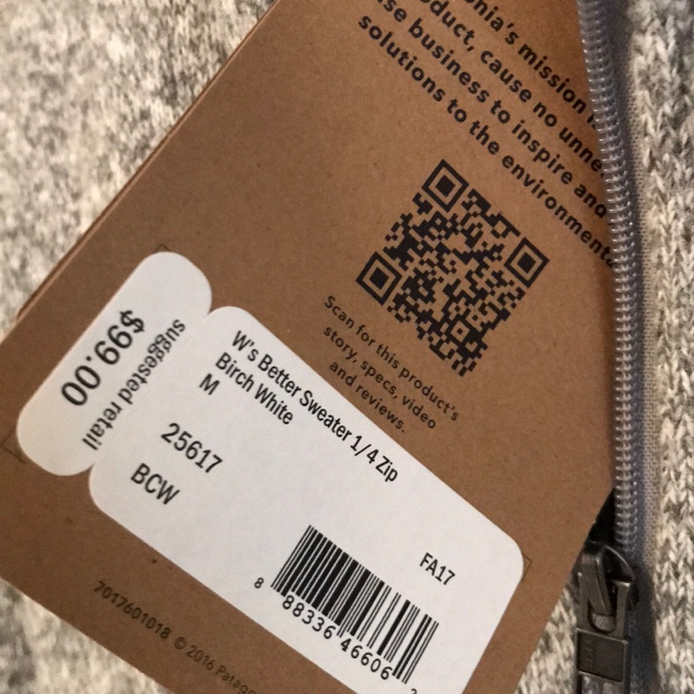 Women’s Better Sweater by Patagonia birch white - Picture 2 of 3